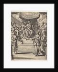 Frontispiece for 'Tristan L'Hermite': Marianne standing to right before Herod and his cour…, 1637 by Abraham Bosse