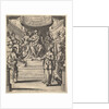 Frontispiece for 'Tristan L'Hermite': Marianne standing to right before Herod and his cour…, 1637 by Abraham Bosse