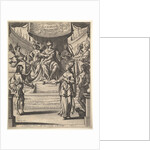 Frontispiece for 'Tristan L'Hermite': Marianne standing to right before Herod and his cour…, 1637 by Abraham Bosse