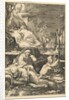 The Agony in the Garden, from The Passion of Christ, ca. 1598-1653 by Abraham Hogenberg