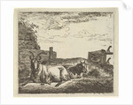Recumbent Goats, from Different Animals by Adriaen van de Velde
