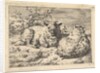 Two Recumbent Sheep, 1670 by Adriaen van de Velde