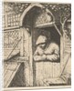 Peasant Leaning on Door, 1610-85 by Adriaen van Ostade