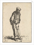 Peasant with Hands Behind his Back, 1610-85 by Adriaen van Ostade