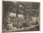 The Barn, 1647 by Adriaen van Ostade