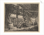 The Barn, 1647 by Adriaen van Ostade