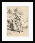 Man Talking to a Woman, 1610-85 by Adriaen van Ostade