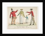 Recontre d'Anglais a Paris; Le Suprême Bon-Ton No. 23, ca. 1815 by Adrien Pierre François Godefroy the Younger