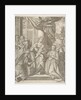 The mystic marriage of Saint Catherine who sits at center with the Christ child, angels wi…, 1585 by Agostino Carracci