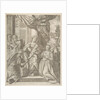 The mystic marriage of Saint Catherine who sits at center with the Christ child, angels wi…, 1585 by Agostino Carracci