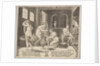Plate 7: Psyche attended in her bath by nymphs, in the background right Psyche repr…, ca. 1520-36 by Agostino Veneziano
