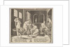 Plate 7: Psyche attended in her bath by nymphs, in the background right Psyche repr…, ca. 1520-36 by Agostino Veneziano