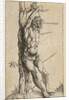 Saint Sebastian Tied to a Tree by Unknown