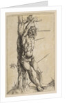 Saint Sebastian Tied to a Tree by Unknown
