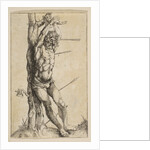 Saint Sebastian Tied to a Tree by Unknown