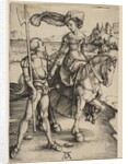 The Lady on Horseback and the Lansquenet, ca. 1497 by Albrecht Dürer