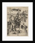 The Lady on Horseback and the Lansquenet, ca. 1497 by Albrecht Dürer