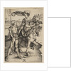 The Lady on Horseback and the Lansquenet, ca. 1497 by Albrecht Dürer