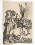 Coat of Arms with a Skull, 1503 by Albrecht Dürer
