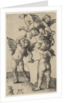 Three Putti with Trumpets, ca. 1500 by Albrecht Dürer