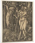 Adam and Eve, from the Small Passion, copy by Johann Mommard