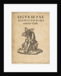 The Man of Sorrows Seated, title page of The Small Passion by Johann Mommard