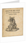 The Man of Sorrows Seated, title page of The Small Passion by Johann Mommard