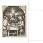 Christ in Emmaus, from The Small Passion, ca. 1510 by Albrecht Dürer