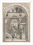 The Annunciation, from The Life of the Virgin, Latin Edition, 1511 by Albrecht Dürer