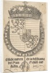 The Arms of Ferdinand I, King of Hungary and Bohemia by Albrecht Dürer