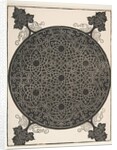 'The Fifth Knot'. Interlaced Roundel with Seven Six-pointed Stars, 1521 before by Albrecht Dürer
