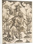 Saint John Beholding the Seven Golden Candlesticks, from The Apocalypse by Albrecht Dürer
