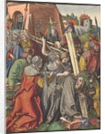 The Bearing of the Cross, from the Small Woodcut Passion by Albrecht Dürer