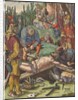 Christ Nailed to the Cross, from the Small Woodcut Passion by Albrecht Dürer