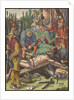 Christ Nailed to the Cross, from the Small Woodcut Passion by Albrecht Dürer