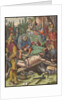 Christ Nailed to the Cross, from the Small Woodcut Passion by Albrecht Dürer