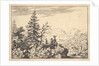 Two Men on a Rock Terrace by Allart van Everdingen