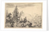 Two Men on a Rock Terrace by Allart van Everdingen