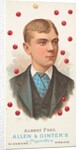 Albert Frey, Pool Player, from World's Champions, Series 1 for Allen & Ginter Cigare…, 1887 by Allen & Ginter