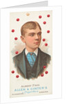 Albert Frey, Pool Player, from World's Champions, Series 1 for Allen & Ginter Cigare…, 1887 by Allen & Ginter