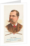 Joseph Dion, Billiard Player, from World's Champions, Series 1 for Allen & Ginter Ci…, 1887 by Allen & Ginter