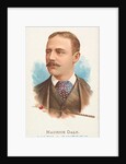 Maurice Daly, Billiard Player, from World's Champions, Series 1 for Allen & Ginter C…, 1887 by Allen & Ginter