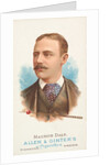 Maurice Daly, Billiard Player, from World's Champions, Series 1 for Allen & Ginter C…, 1887 by Allen & Ginter