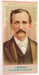 J.M. Bundy, New York Mail and Express, from the American Editors series for Allen & G…, 1887 by Allen & Ginter
