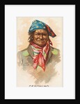 Geronimo, Apache, from the American Indian Chiefs series for Allen & Ginter Cigarette…, 1888 by Allen & Ginter