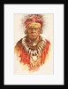 Keokuk, Sac and Fox, from the American Indian Chiefs series for Allen & Ginter Cigare…, 1888 by Allen & Ginter