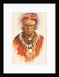 Keokuk, Sac and Fox, from the American Indian Chiefs series for Allen & Ginter Cigare…, 1888 by Allen & Ginter