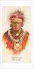 Keokuk, Sac and Fox, from the American Indian Chiefs series for Allen & Ginter Cigare…, 1888 by Allen & Ginter