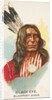 Black Eye, Blackfeet Sioux, from the American Indian Chiefs series for Allen & Ginter…, 1888 by Allen & Ginter