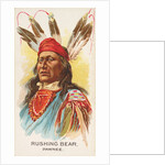 Rushing Bear, Pawnee, from the American Indian Chiefs series for Allen & Ginter Cigar…, 1888 by Allen & Ginter